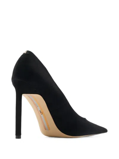 Sam Edelman Talula Pointed-toe Suede Pumps In Black