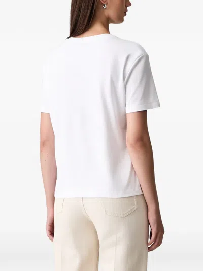 Liu •jo Printed T-shirt In White