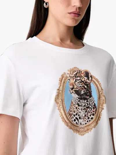 Liu •jo Printed T-shirt In White