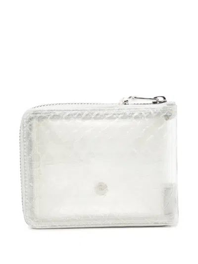 Comme Des Garçons Snake-effect Zip-around Wallet In Pattern