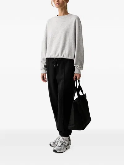 Puma Drawstring Pintuck Track Pants In Black
