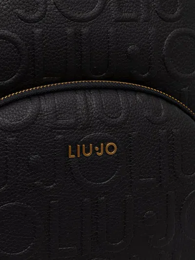 Liu •jo Logo-embossed Backpack In Orange