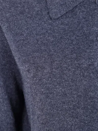 Jcsophie Button-up Collared Cardigan In Grey