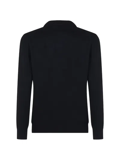 Altea Spread-collar Sweater In Blue