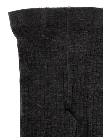 Jil Sander Wool Blend Tights In Grey