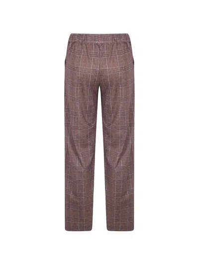 Why Ci Check-pattern Trousers In Brown