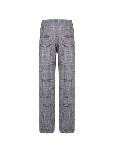 Why Ci Check-print Trousers In Grey
