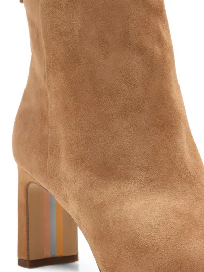 Sam Edelman Suede Pointed-toe Ankle Boots In Brown