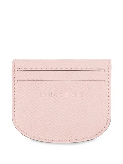 Longchamp Epure Leather Card Case In Black