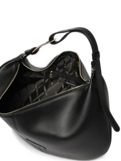 Armani Exchange Grained-effect Shoulder Bag In Pattern