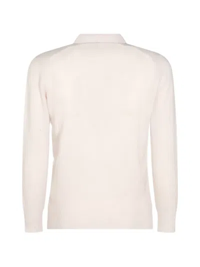 Altea Spread-collar Knitted Sweater In Neutrals