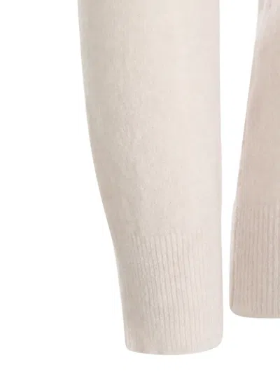 Altea Spread-collar Knitted Sweater In Neutrals
