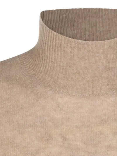 Altea Roll-neck Sweater In Neutrals
