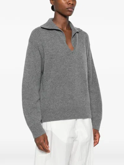 Barena Venezia Spread-collar Sweater In Grey