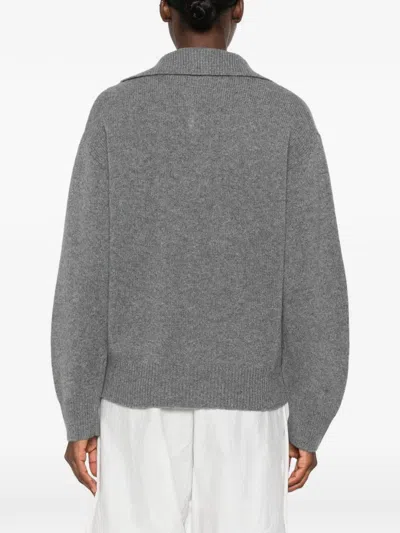Barena Venezia Spread-collar Sweater In Grey