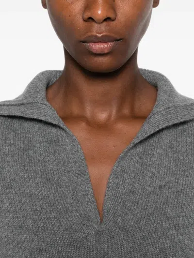 Barena Venezia Spread-collar Sweater In Grey