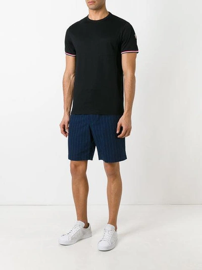Shop Moncler Classic Short Sleeve T In Black