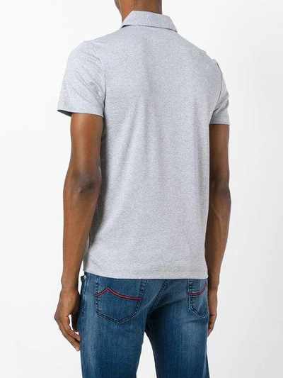 Michael Kors Logo Plaque Polo Shirt