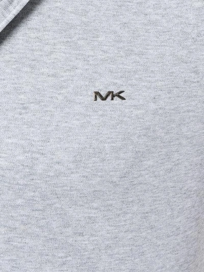 Michael Kors Logo Plaque Polo Shirt