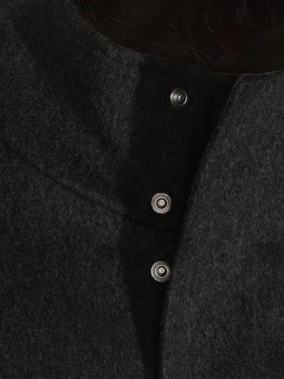Lardini Stand Collar Wool Blouson