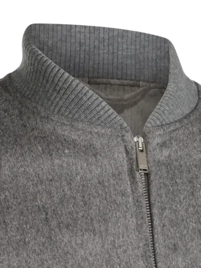 Lardini Ribbed Bomber Jacket
