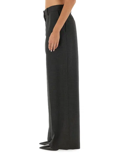 Givenchy 100% Wool Trousers In Gray