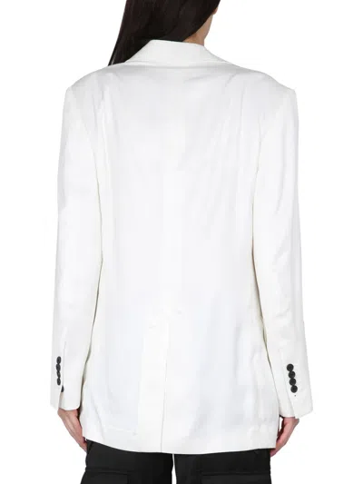 Tom Ford Viscose Blazer In White