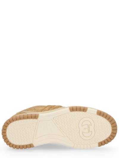 Gucci Re-web Sneaker In Brown