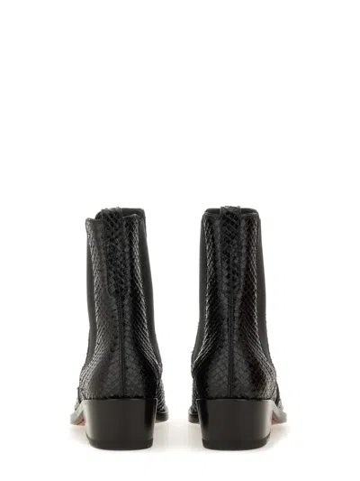 Tom Ford Calf Leather Boot In Black