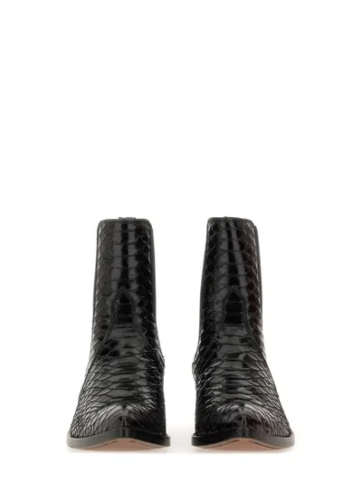 Tom Ford Calf Leather Boot In Black