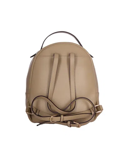 Liu •jo Liu Jo Eco-leather Backpack In Beige