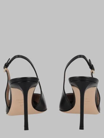 Tom Ford Slingback Leather Heel In Black