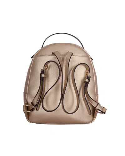 Liu •jo Liu Jo Eco-leather Backpack In Gold