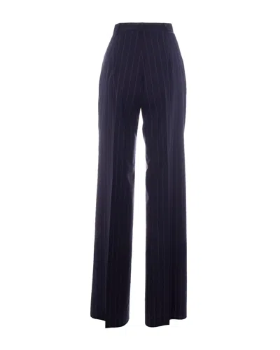 Max Mara Trousers In Navy