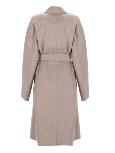Max Mara Maceri Coat In Beige