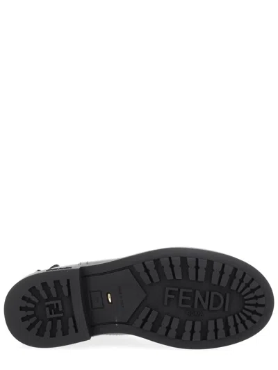 Fendi Thread Boots In Black