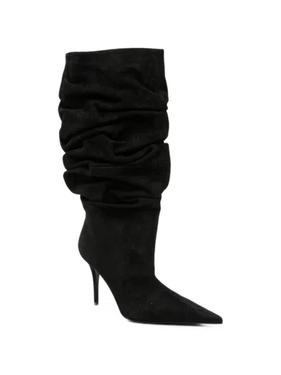 Amina Muaddi Boot In Black