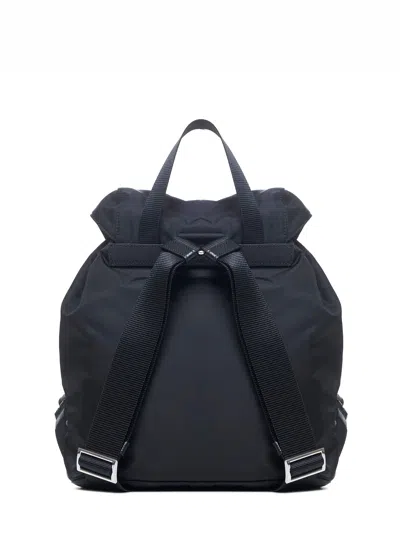 Prada Small Backpack With Adjustable Shoulder Straps In Black