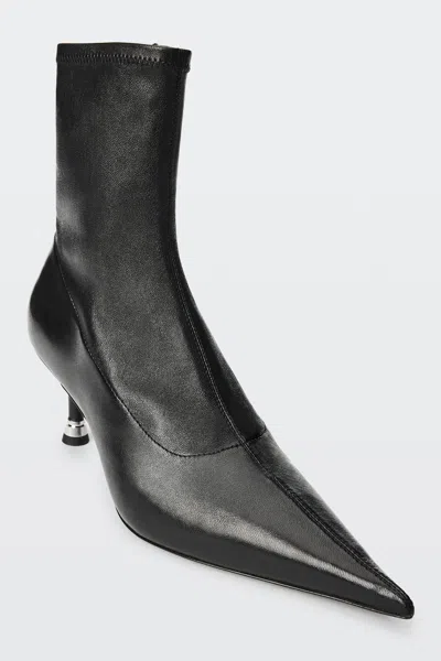 Alexander Wang Fei 65 Mm Stretch Ankle Boot In Black