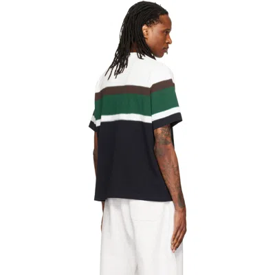 Sacai Chusen-dyed Cotton-jersey T-shirt In Multi