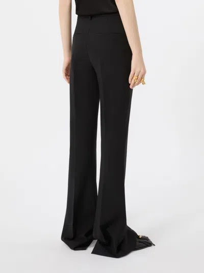 Sportmax Plain Colour Casual Trousers In Black