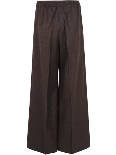 Max Mara Drawstring Casual Pants In Grey