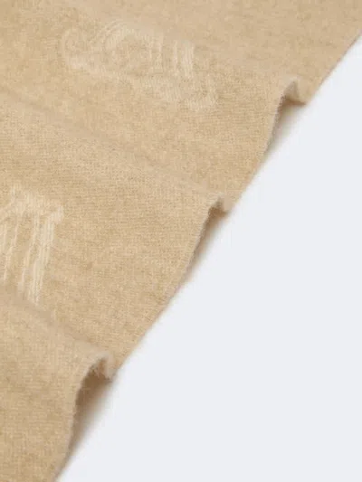 Max Mara Sable Cashmere Stole In Beige