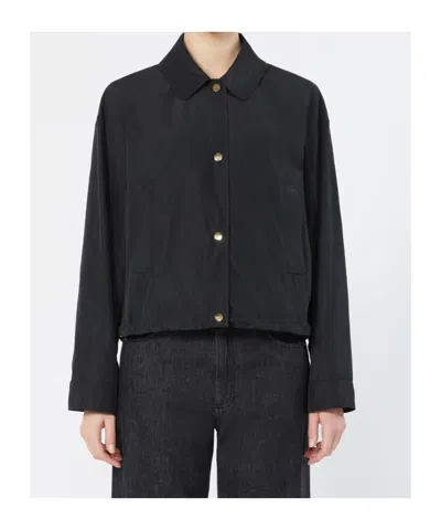 Max Mara Sandra Waterproof Jacket In Black