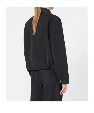 Max Mara Sandra Waterproof Jacket In Black