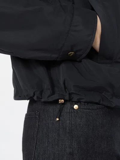 Max Mara Sandra Waterproof Jacket In Black