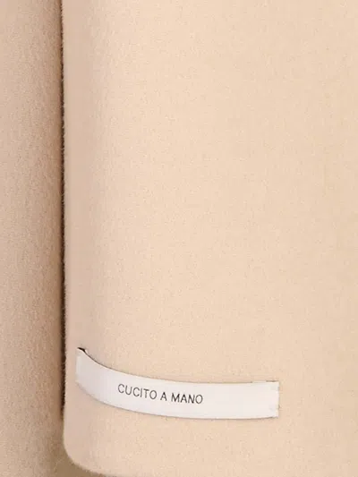 Sportmax Oversized Pure Wool Coat In Neutral