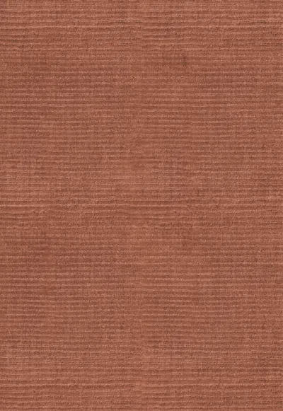 Layered Drift Wool Rust Rug 180 X 270 Cm In Röd