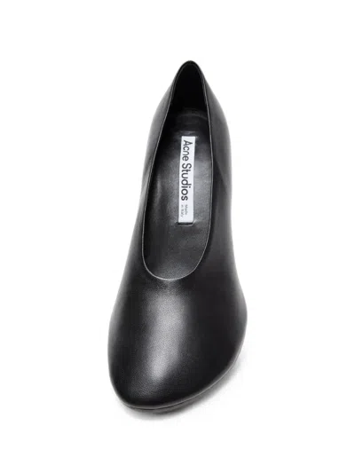 Acne Studios Leather Pump In Black