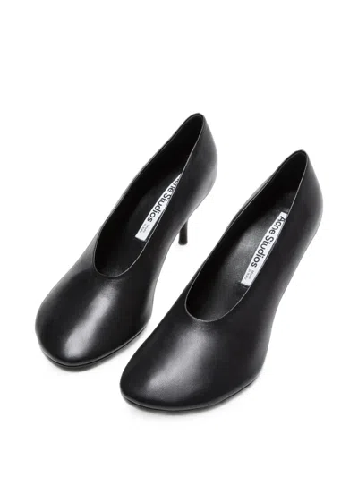 Acne Studios Leather Pump In Black